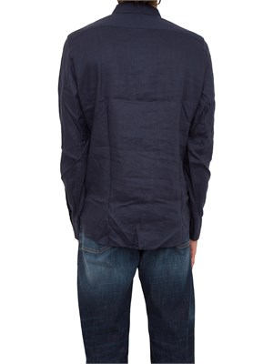 CAMICIA MANICA LUNGA GUESS JEANS BLU in UOMO