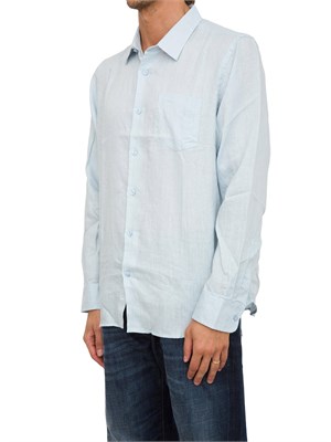 CAMICIA MANICA LUNGA GUESS JEANS CELESTE in UOMO