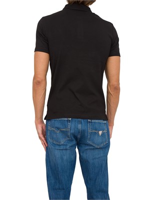 POLO GUESS JEANS NERO in UOMO
