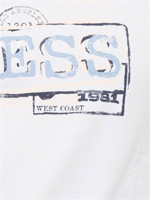 T-SHIRT GUESS JEANS BIANCO in UOMO