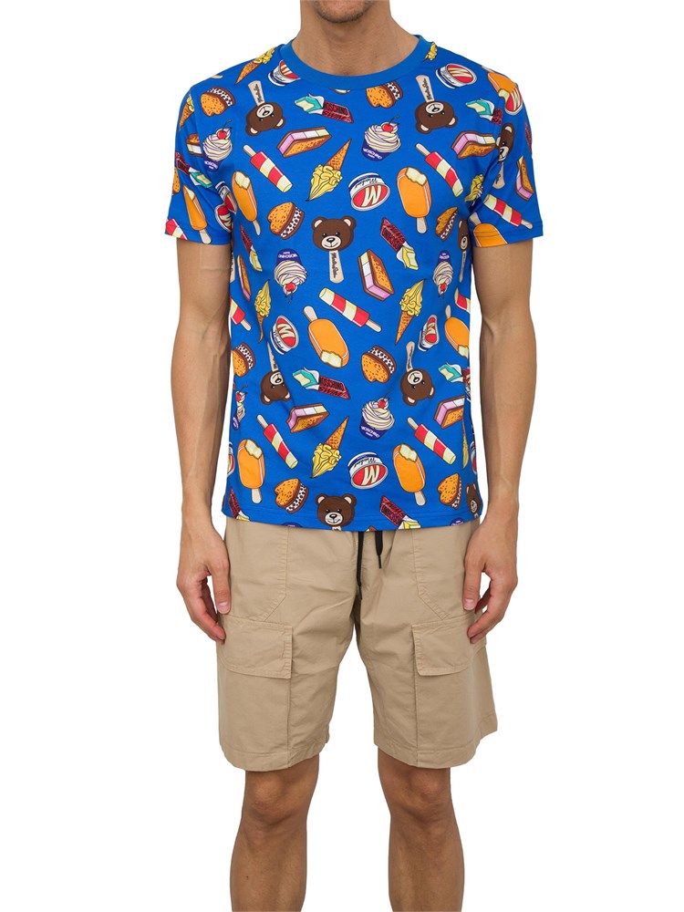 T-SHIRT MOSCHINO SWIM BLU