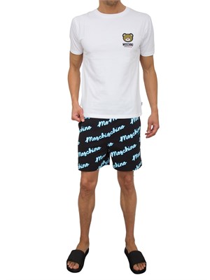 T-SHIRT MOSCHINO UNDERWEAR BIANCO in UOMO