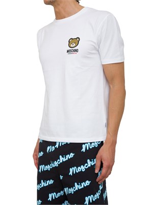 T-SHIRT MOSCHINO UNDERWEAR BIANCO in UOMO