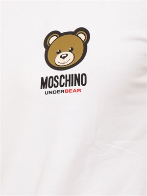 T-SHIRT MOSCHINO UNDERWEAR BIANCO in UOMO