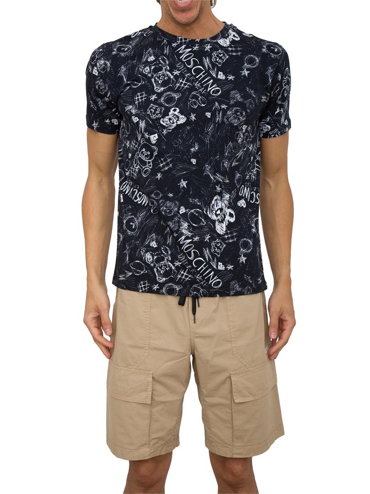 T-SHIRT MOSCHINO UNDERWEAR NERO