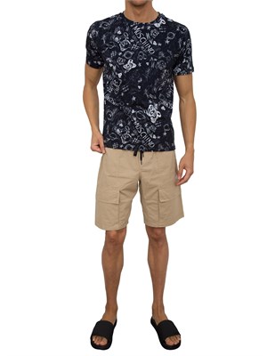 T-SHIRT MOSCHINO UNDERWEAR NERO in UOMO