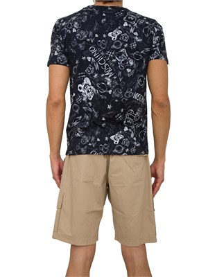 T-SHIRT MOSCHINO UNDERWEAR NERO in UOMO