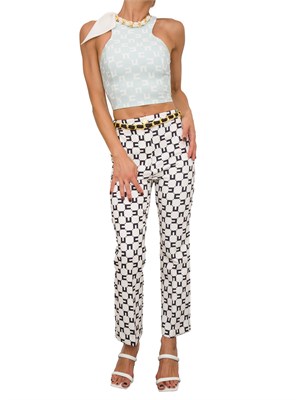 PANTALONE CASUAL ELISABETTA FRANCHI BURRO in DONNA