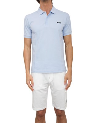 POLO CALVIN KLEIN AZZURRO in UOMO