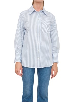 CAMICIA MANICA LUNGA MARELLA CELESTE in DONNA
