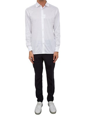 CAMICIA MANICA LUNGA PAOLO PECORA BIANCO in UOMO