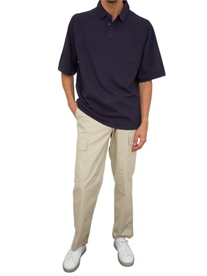 POLO ARMANI EXCHANGE BLU in UOMO