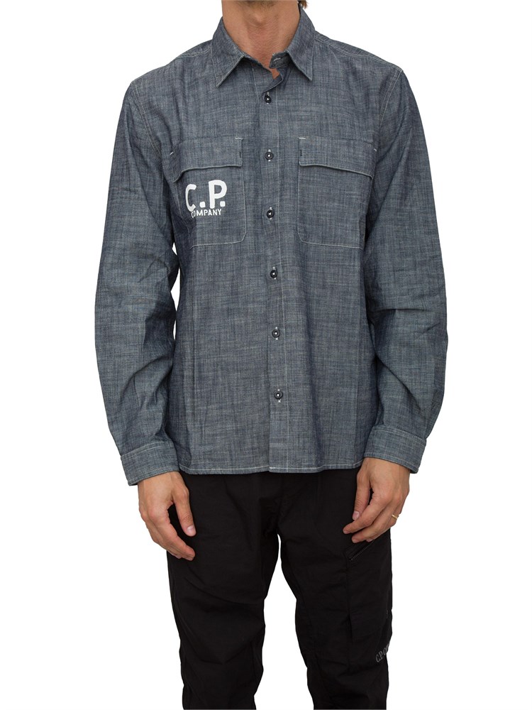 CAMICIA MANICA LUNGA C.P. COMPANY BLU DENIM