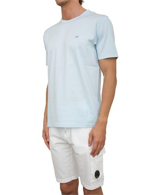 T-SHIRT C.P. COMPANY CELESTE in UOMO