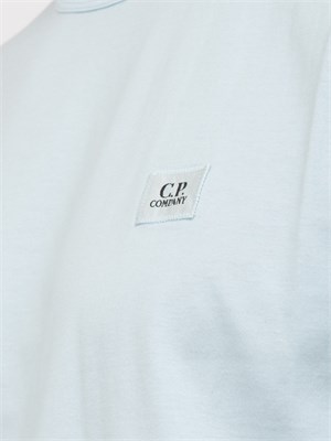 T-SHIRT C.P. COMPANY CELESTE in UOMO