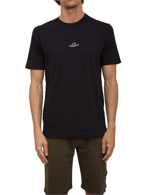 T-SHIRT C.P. COMPANY NERO in UOMO