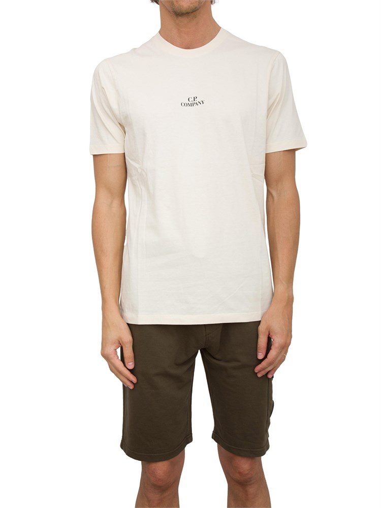 T-SHIRT C.P. COMPANY CREMA