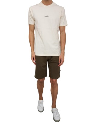 T-SHIRT C.P. COMPANY CREMA in UOMO