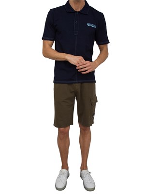POLO C.P. COMPANY BLU in UOMO