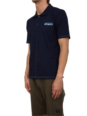 POLO C.P. COMPANY BLU in UOMO