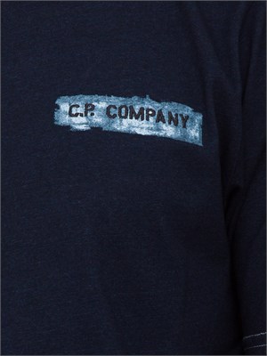 POLO C.P. COMPANY BLU in UOMO