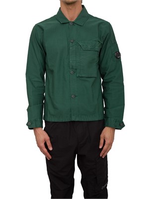CAMICIA MANICA LUNGA C.P. COMPANY VERDE in UOMO