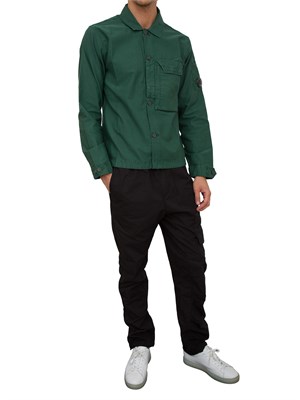 CAMICIA MANICA LUNGA C.P. COMPANY VERDE in UOMO