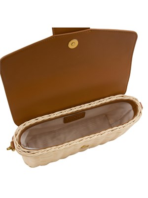 BORSA A SPALLA TWIN-SET BEIGE in DONNA