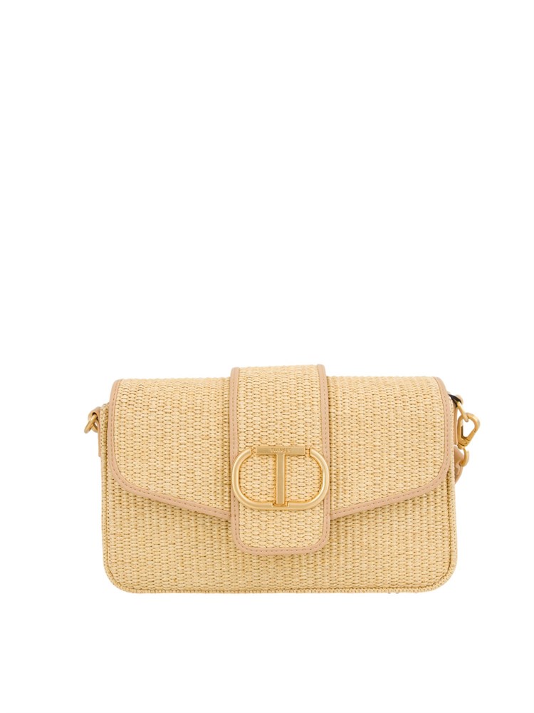 BORSA A SPALLA TWIN-SET BEIGE