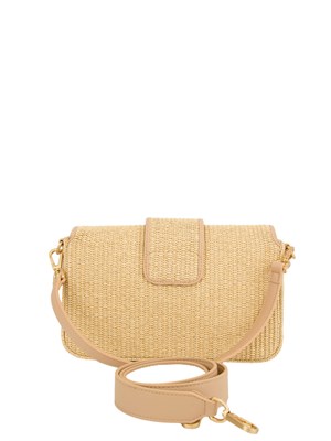 BORSA A SPALLA TWIN-SET BEIGE in DONNA