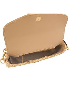 BORSA A SPALLA TWIN-SET BEIGE in DONNA