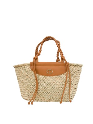 BORSA A SPALLA TWIN-SET BEIGE in DONNA