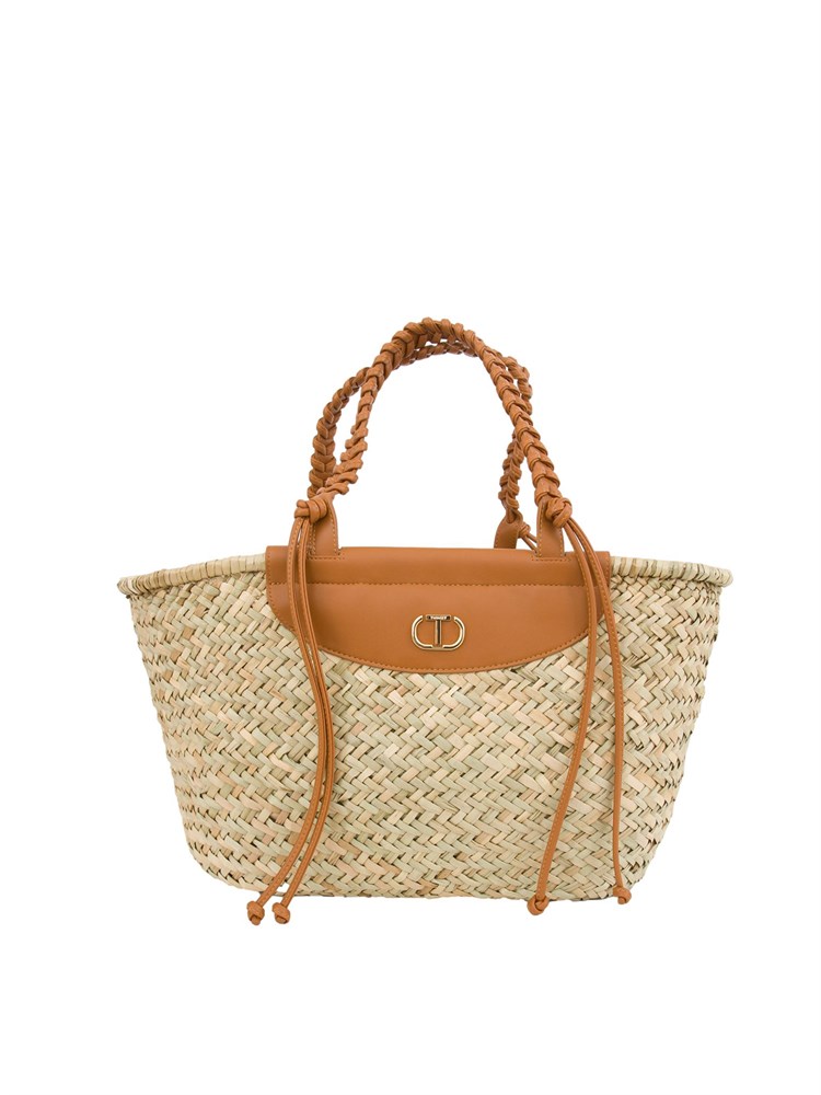 BORSA A SPALLA TWIN-SET BEIGE