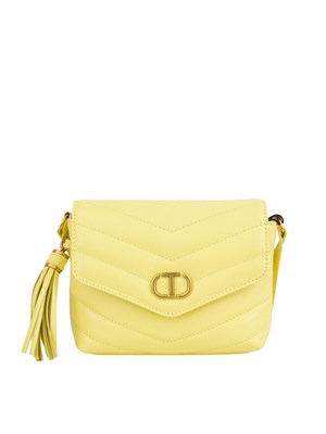 BORSA A SPALLA TWIN-SET GIALLO in DONNA