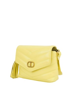 BORSA A SPALLA TWIN-SET GIALLO in DONNA