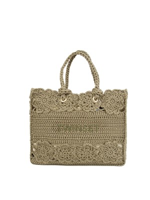 BORSA A SPALLA TWIN-SET VERDE in DONNA