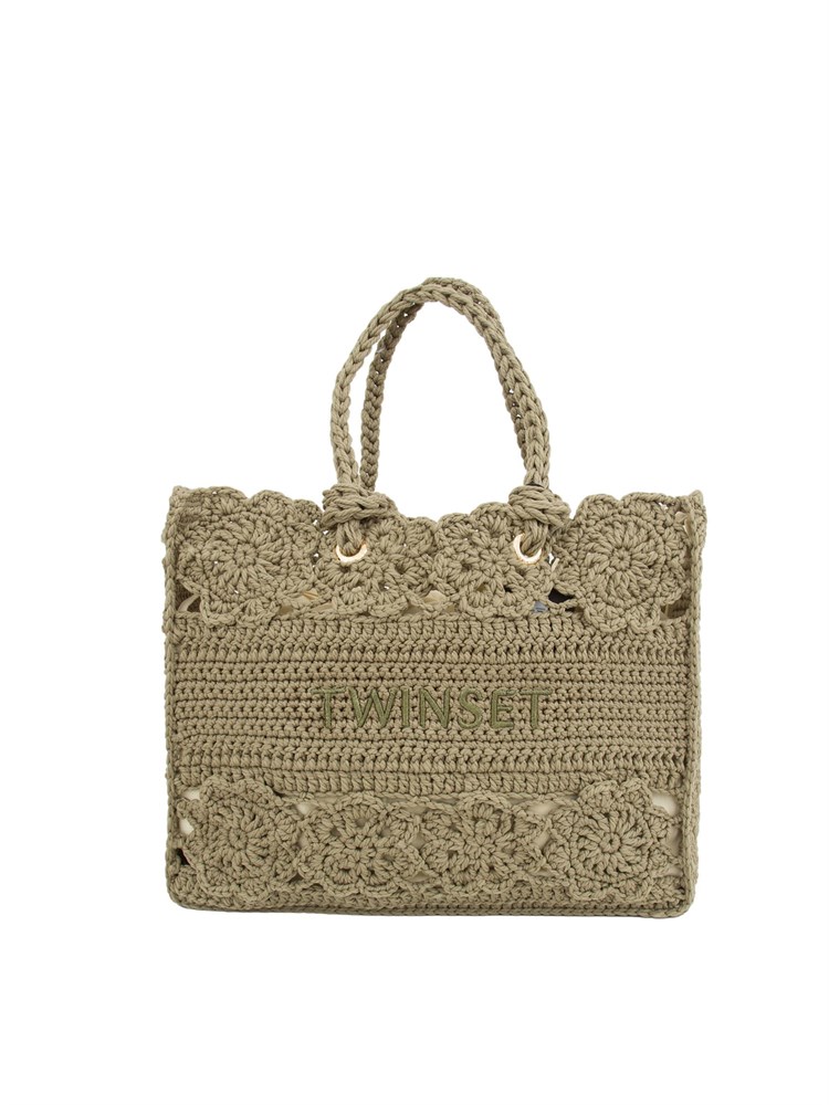 BORSA A SPALLA TWIN-SET VERDE