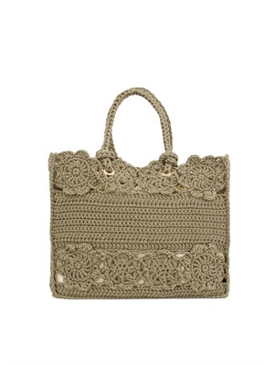 BORSA A SPALLA TWIN-SET VERDE in DONNA