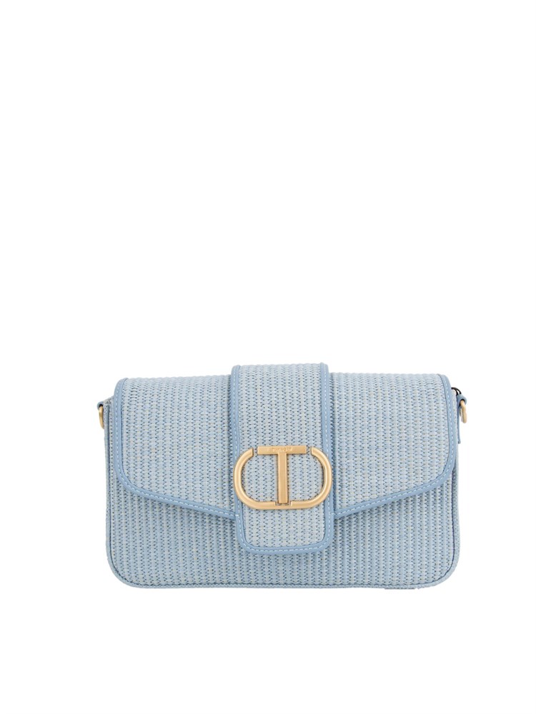 BORSA A SPALLA TWIN-SET CELESTE