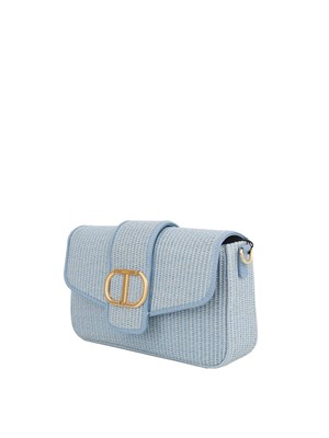 BORSA A SPALLA TWIN-SET CELESTE in DONNA
