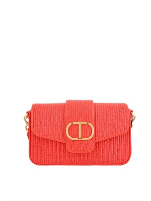 BORSA A SPALLA TWIN-SET ARANCIONE in DONNA