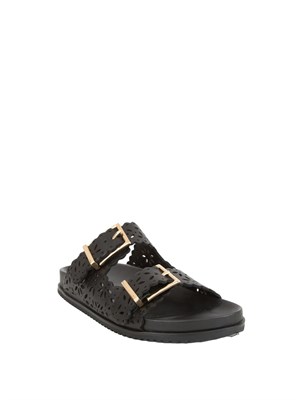 CIABATTE TWIN-SET NERO in DONNA