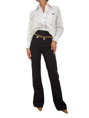 PANTALONE CASUAL ELISABETTA FRANCHI NERO in DONNA