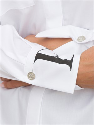 CAMICIA MANICA LUNGA ELISABETTA FRANCHI BIANCO in DONNA