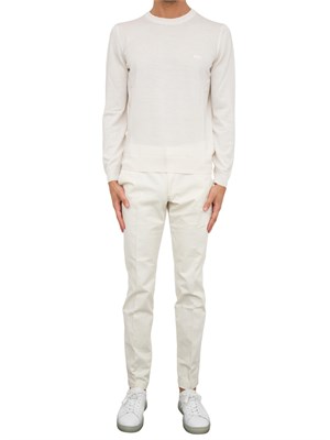 PANTALONE CASUAL BOSS BIANCO in UOMO