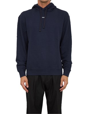 FELPA BOSS BLU in UOMO