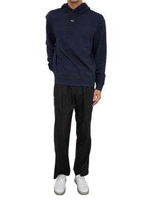 FELPA BOSS BLU in UOMO