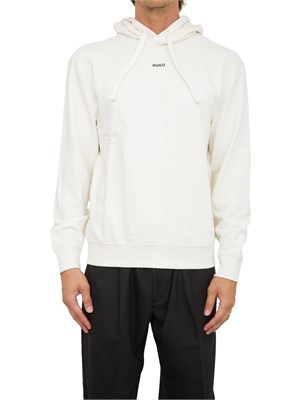 FELPA BOSS BIANCO in UOMO