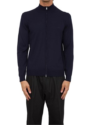 MAGLIA BOSS BLU in UOMO