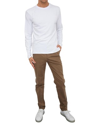 T-SHIRT BIKKEMBERGS BIANCO in UOMO